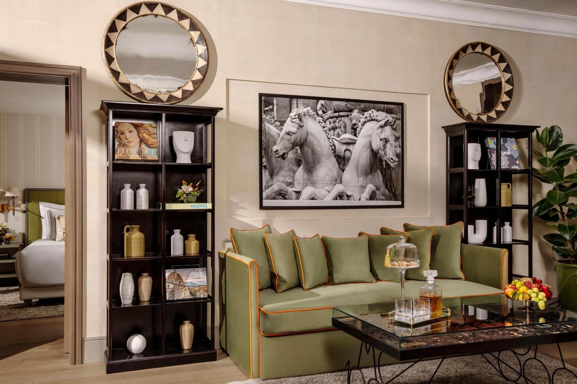 Tivoli Palazzo Gaddi Firenze Hotel Exterior foto A living room at The Carlyle