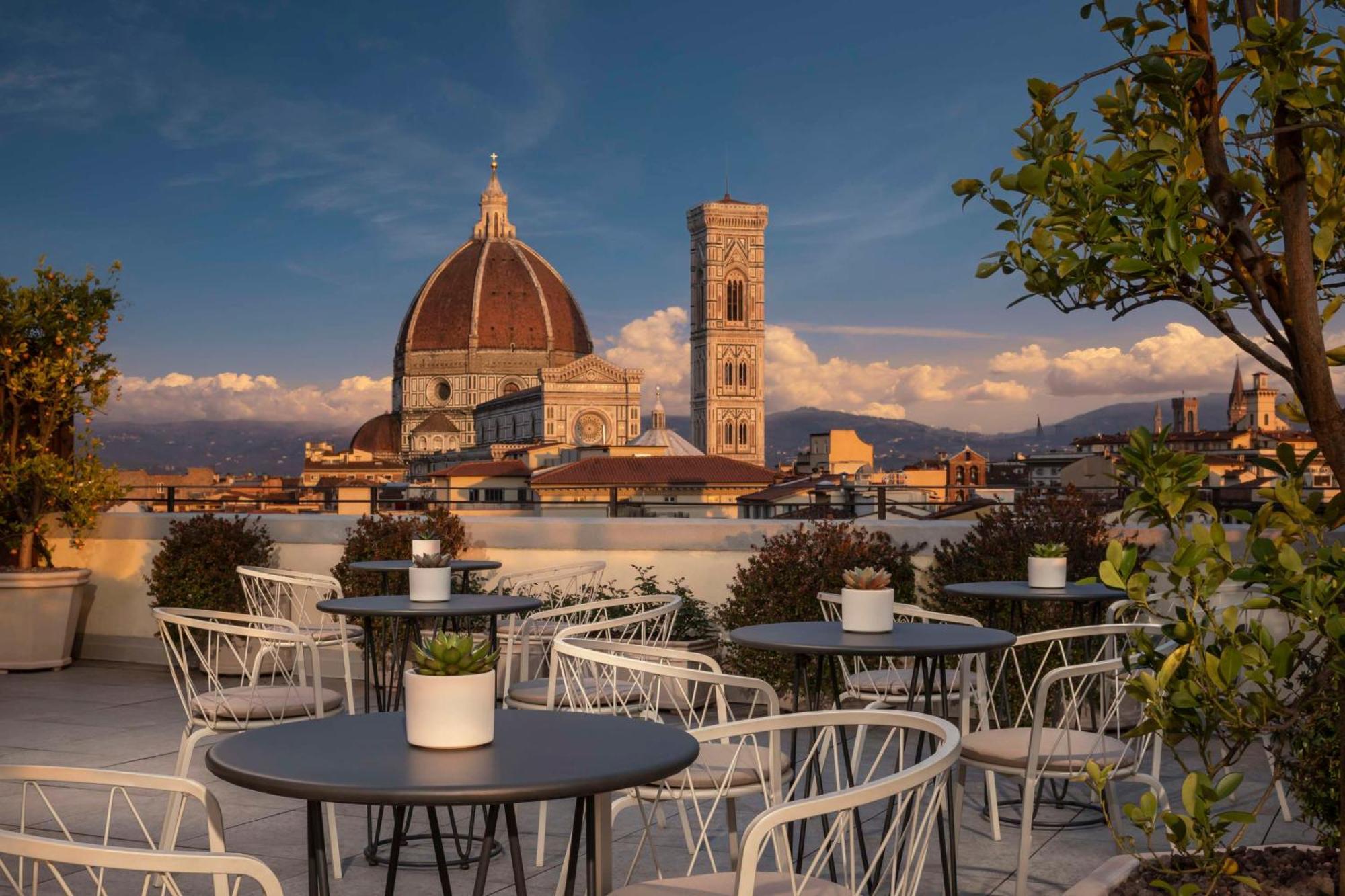 Tivoli Palazzo Gaddi Firenze Hotel Exterior foto View from the hotel's rooftop