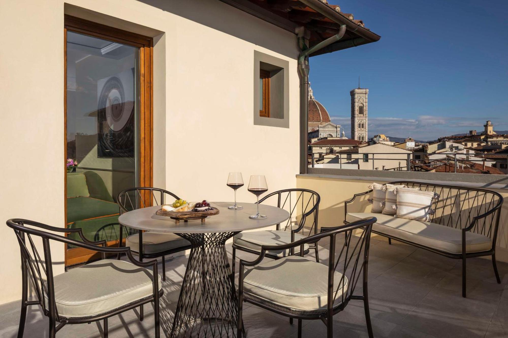 Tivoli Palazzo Gaddi Firenze Hotel Exterior foto Rooftop terrace